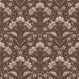 York Edith Burgundy Floral Damask Wallpaper
