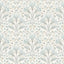 York Edith Light Blue Floral Damask Wallpaper