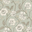 York Hazel Aqua Floral Trail Wallpaper