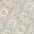 York Hazel Taupe Floral Trail Wallpaper
