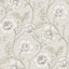 York Hazel Grey Floral Trail Wallpaper
