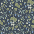 York Mercy Navy Berry Vines Wallpaper