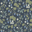 York Mercy Navy Berry Vines Wallpaper