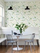 York Mercy White Berry Vines Wallpaper