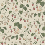 York Mercy Taupe Berry Vines Wallpaper