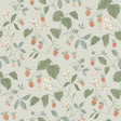 York Mercy Aqua Berry Vines Wallpaper