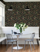 York Mercy Black Berry Vines Wallpaper