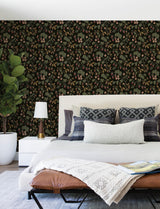York Mercy Black Berry Vines Wallpaper