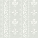 York Lenea Aqua Floral Stripe Wallpaper