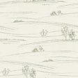 York Isaac Green Rolling Hills Wallpaper