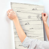 York Isaac Black Rolling Hills Wallpaper
