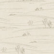 York Isaac Taupe Rolling Hills Wallpaper