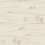 York Isaac Taupe Rolling Hills Wallpaper