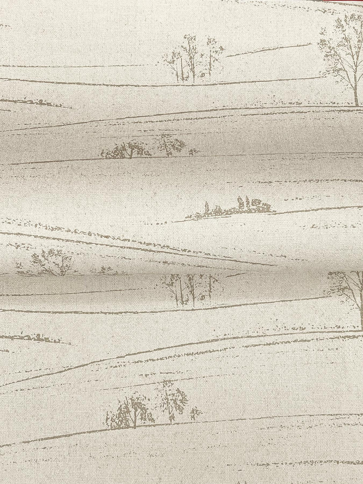 York Isaac Taupe Rolling Hills Wallpaper