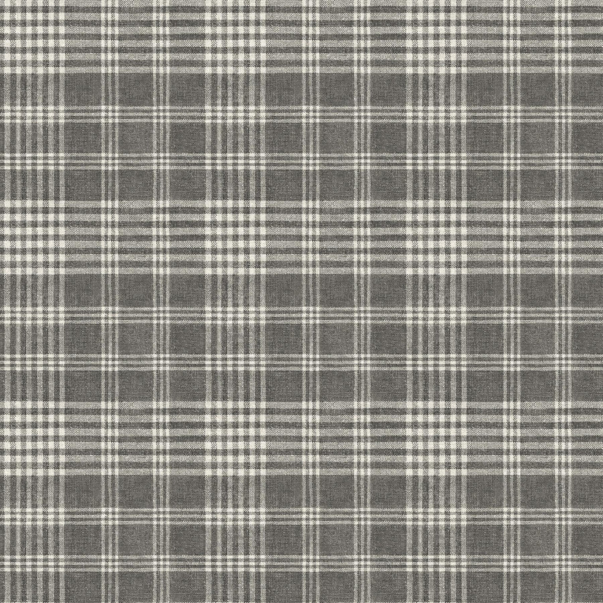 York Perry Black Plaid Wallpaper