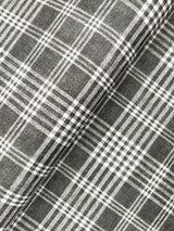 York Perry Black Plaid Wallpaper