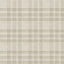 York Perry Taupe Plaid Wallpaper