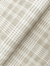 York Perry Taupe Plaid Wallpaper