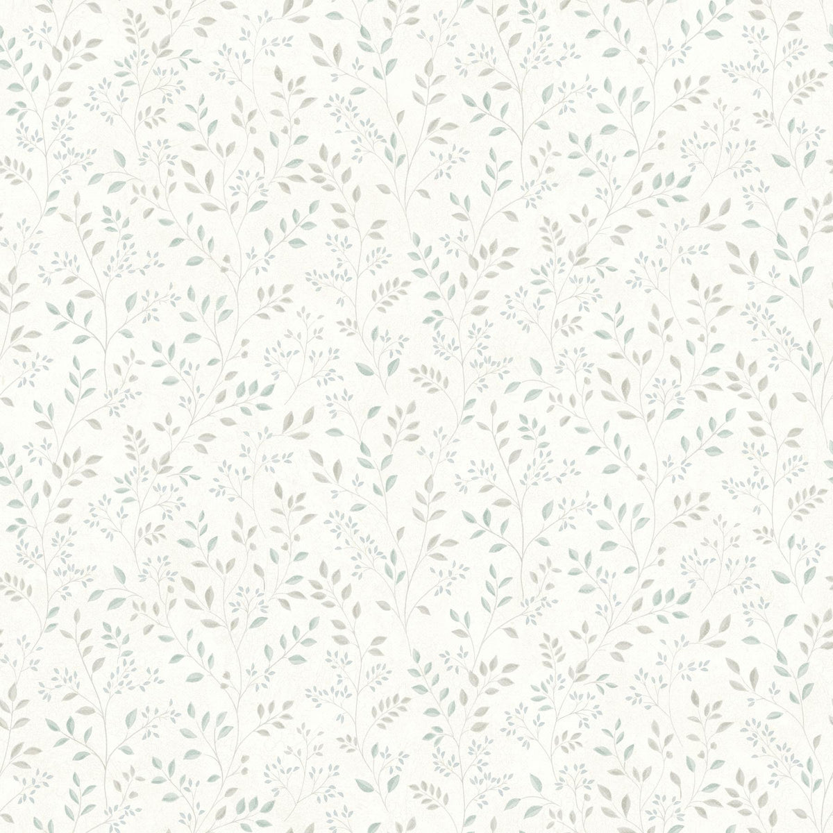 York Galena Aqua Botanical Trail Wallpaper