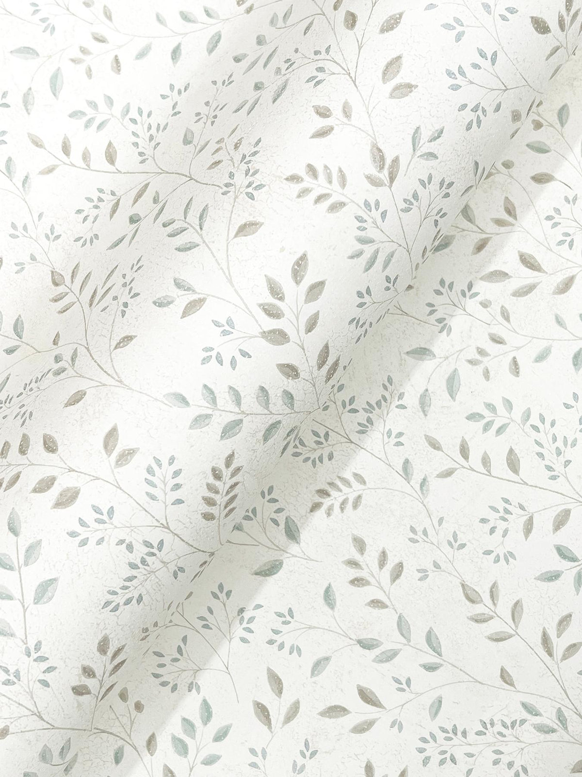 York Galena Aqua Botanical Trail Wallpaper