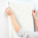York Galena Aqua Botanical Trail Wallpaper