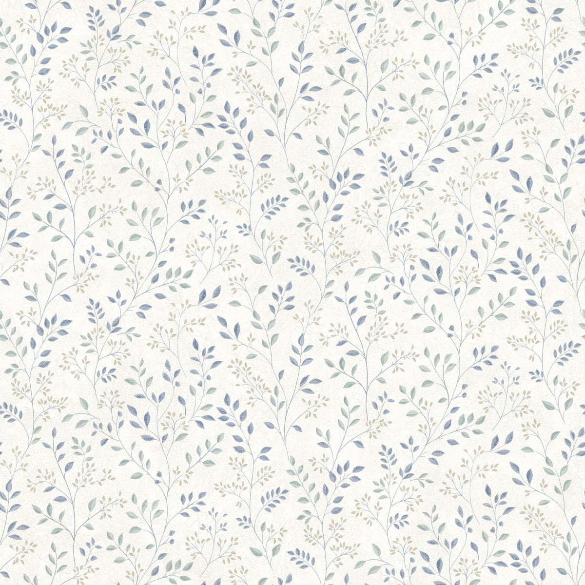 York Galena Blue Botanical Trail Wallpaper