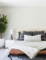 York Galena Blue Botanical Trail Wallpaper