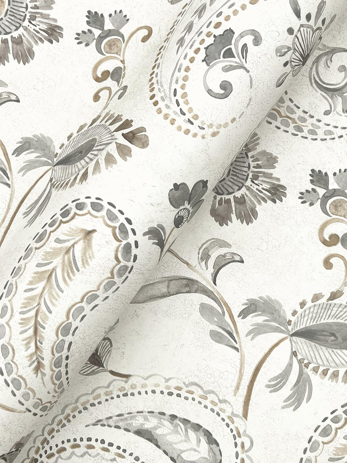 York Darlene Slate Jacobean Wallpaper