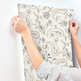 York Darlene Slate Jacobean Wallpaper