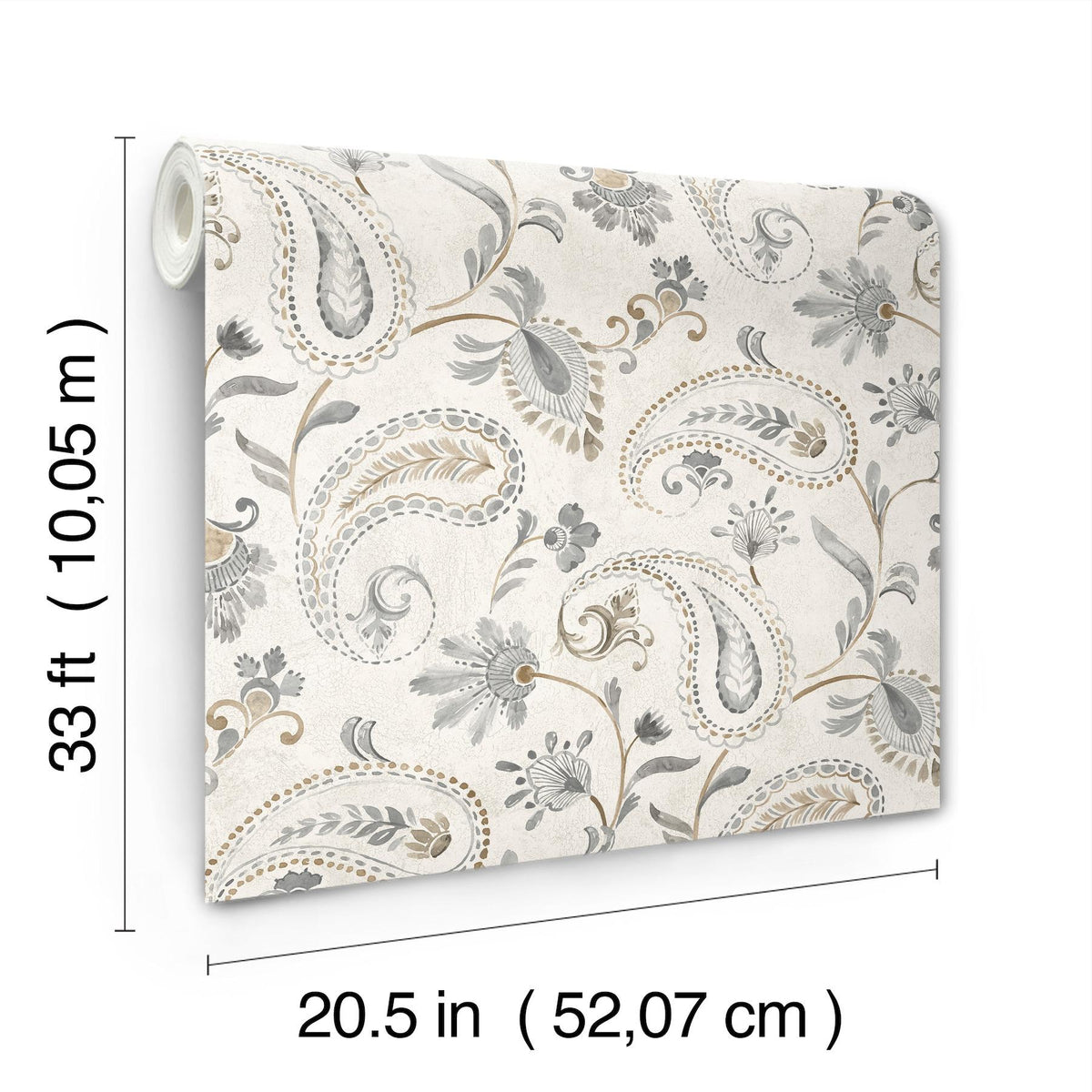 York Darlene Slate Jacobean Wallpaper
