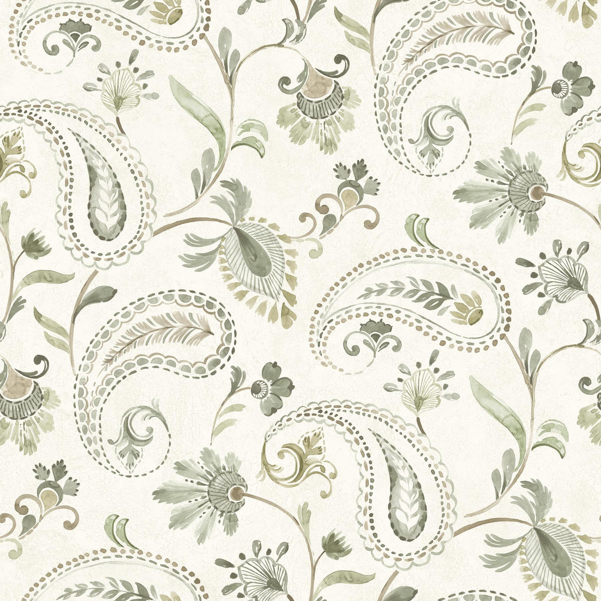 York Darlene Green Jacobean Wallpaper