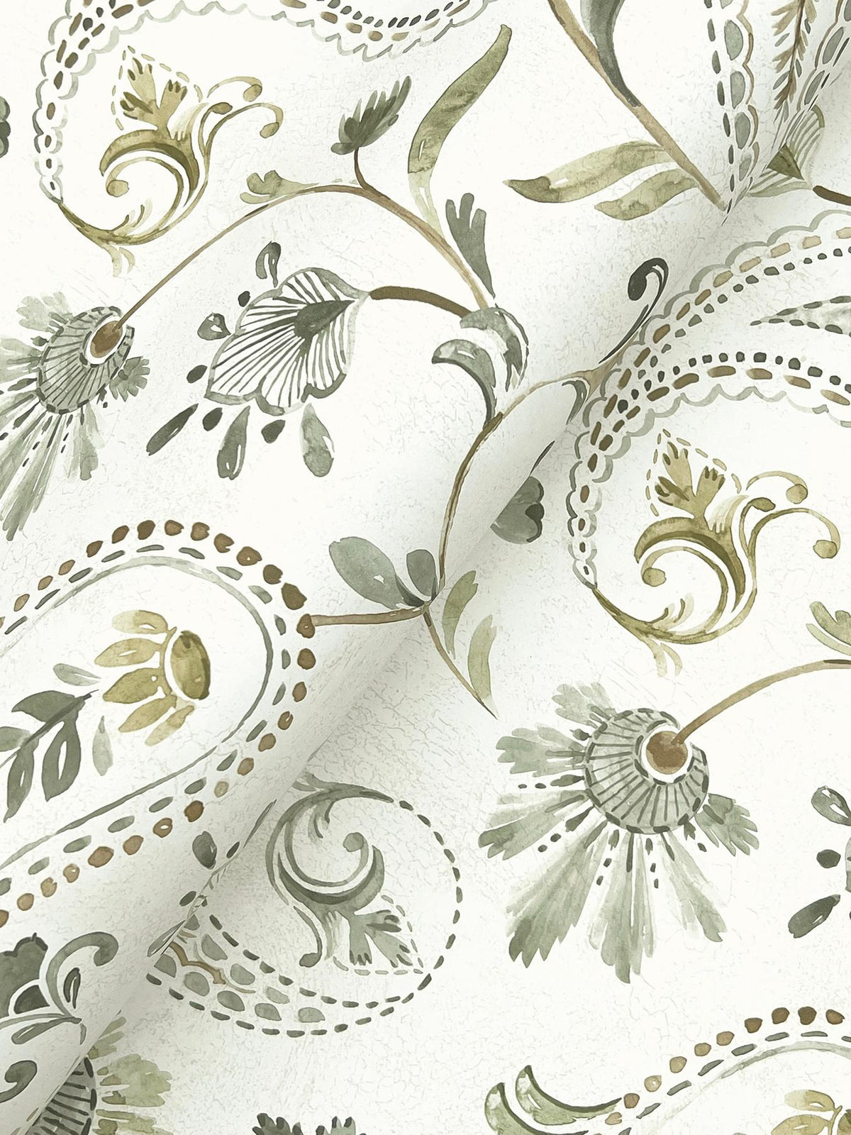 York Darlene Green Jacobean Wallpaper