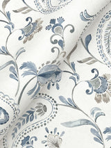York Darlene Blue Jacobean Wallpaper
