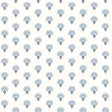 York Hilda Blue Floral Medallion Wallpaper