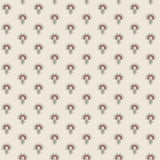 York Hilda Burgundy Floral Medallion Wallpaper