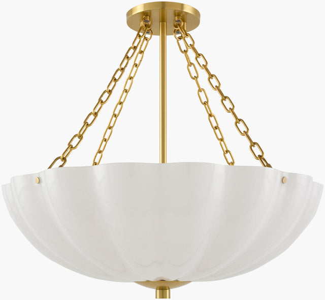 Surya Lielle LEIL-002 21"L x 21"W x 6"H Ceiling Lighting