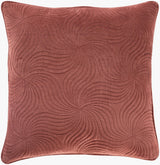 Surya Quilted Cotton Velvet QCV-009 18"L x 18"W Pillow