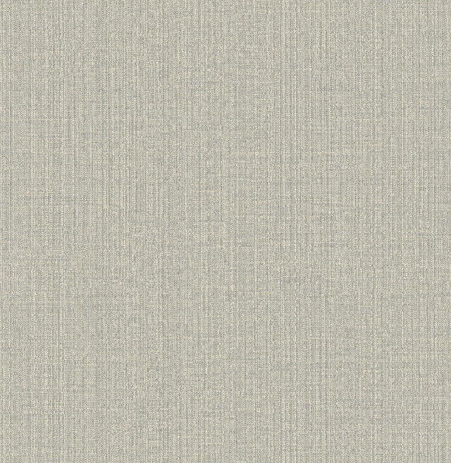 York Chelsea Grey Weave Wallpaper