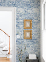 York Blue Kylver Peel & Stick Wallpaper