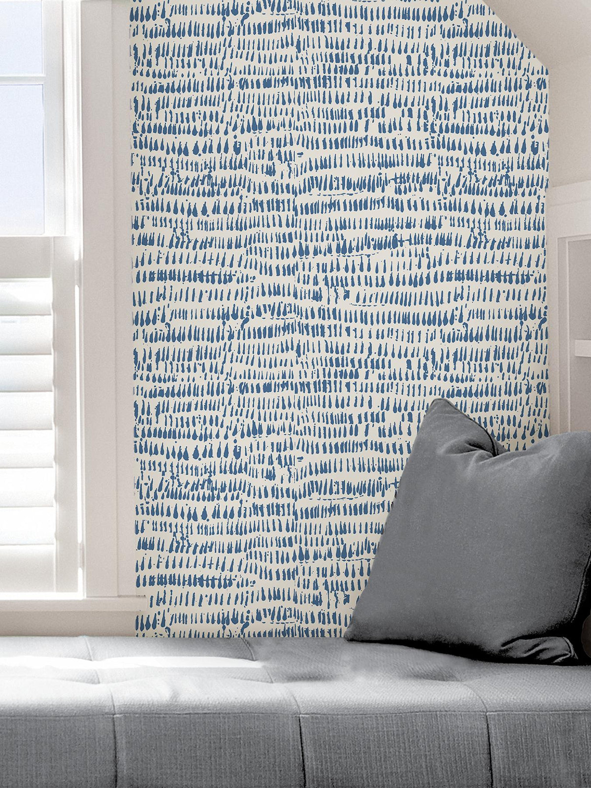 York Blue Kylver Peel & Stick Wallpaper