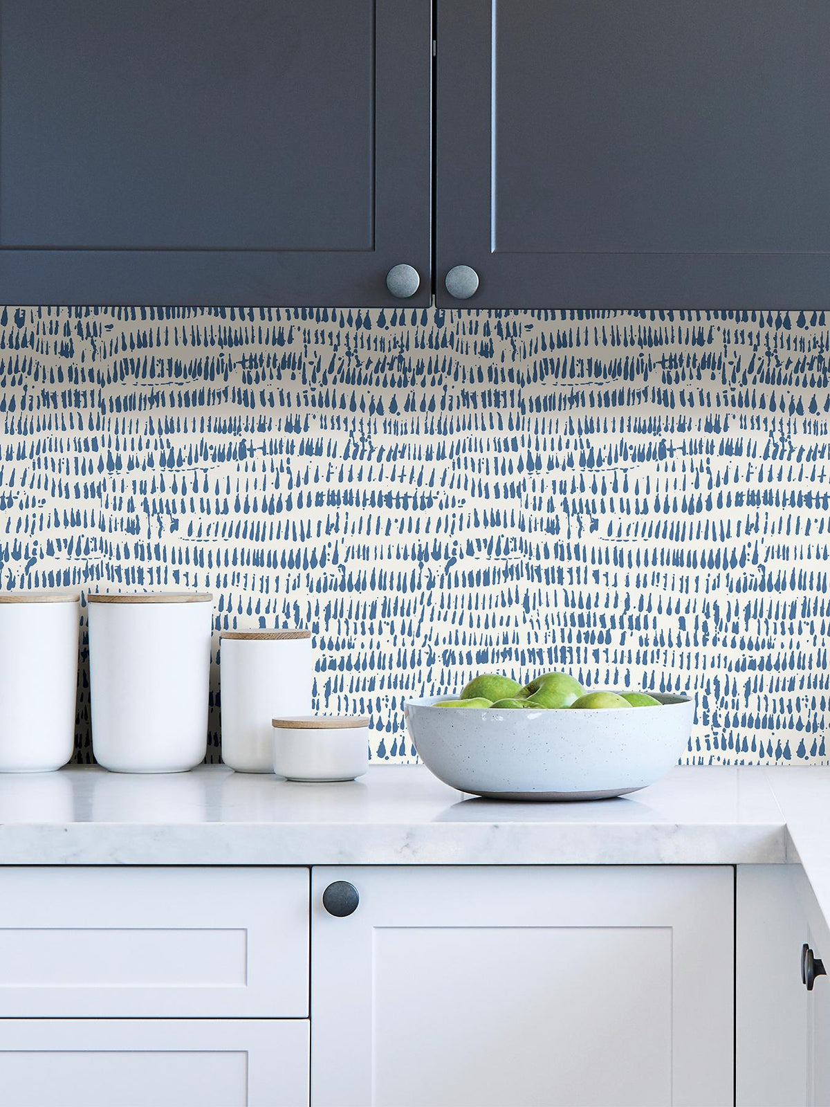 York Blue Kylver Peel & Stick Wallpaper