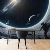Galerie G45470 Kids and Teens Space Blue Mural G45470 Blue Mural