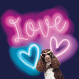Galerie G45471 Kids and Teens Neon Love Pink Mural G45471 Pink Mural