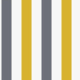 Galerie G78551 Kids and Teens 2 color Awning Stripe Yellow Wallpaper G78551 Yellow Wallpaper