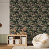 Galerie G78552 Kids and Teens Camo Green Wallpaper G78552 Green Wallpaper
