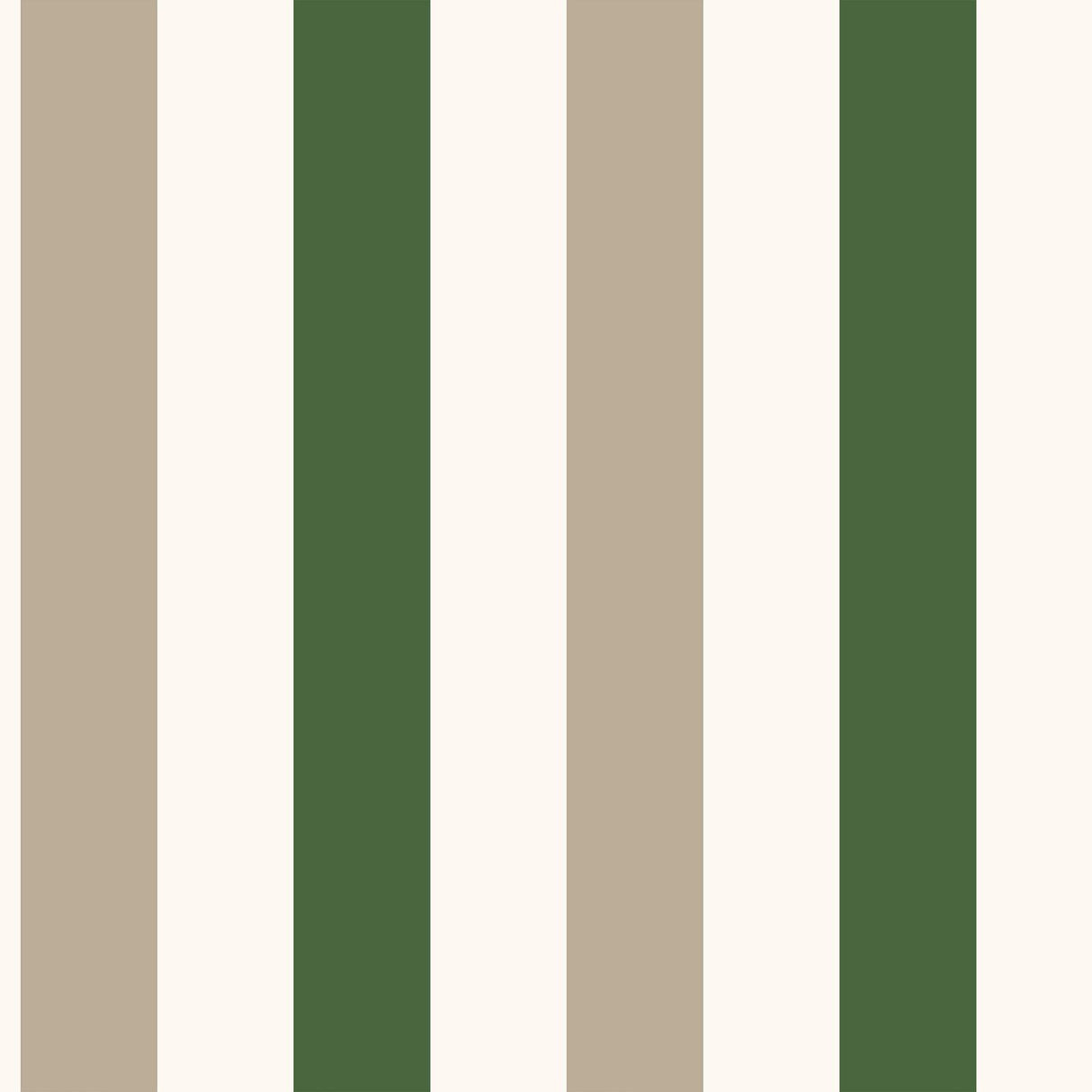 Galerie G78550 Kids and Teens 2 color Awning Stripe Green Wallpaper G78550 Green Wallpaper