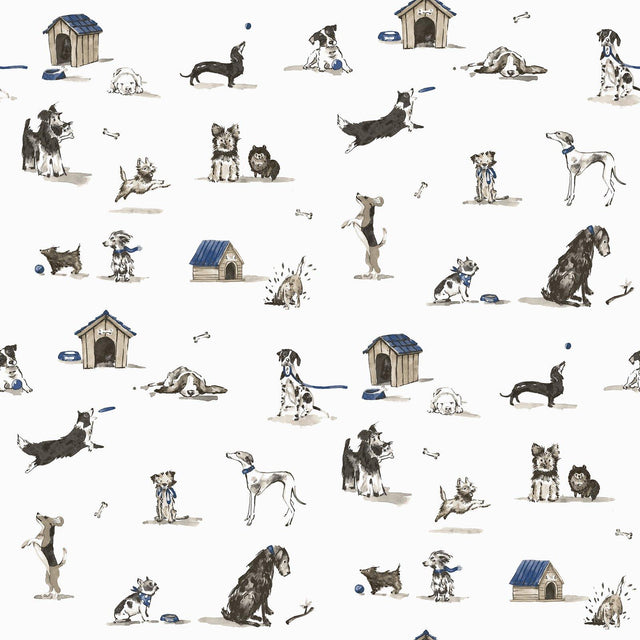 Galerie G78561 Kids and Teens Doggies Beige Wallpaper G78561 Beige Wallpaper