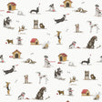 Galerie G78562 Kids and Teens Doggies Beige Wallpaper G78562 Beige Wallpaper