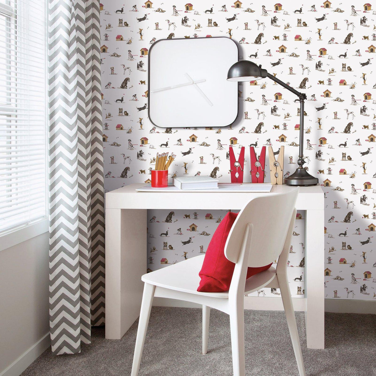 Galerie G78562 Kids and Teens Doggies Beige Wallpaper G78562 Beige Wallpaper