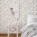 Galerie G78562 Kids and Teens Doggies Beige Wallpaper G78562 Beige Wallpaper